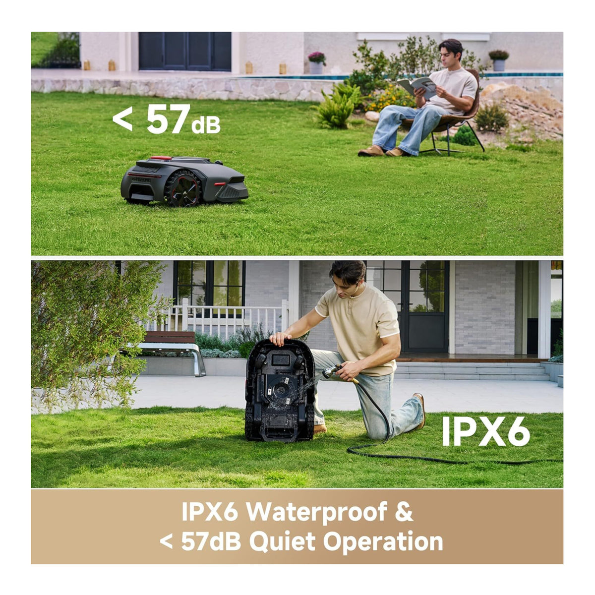 MOVA LiDAX Ultra 1000 Robot Lawn Mower - 360 3D LiDAR w/ AI Vision Auto-Mapping (Open Box)