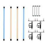 Nanlite PavoTube II 30C 4' LED Tube 4 Light Kit Bundle