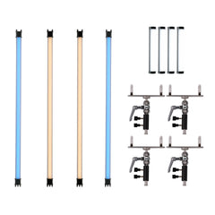 Nanlite PavoTube II 30C 4' LED Tube 4 Light Kit Bundle