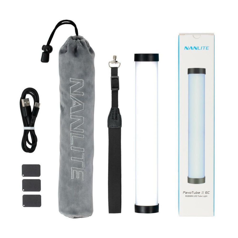 Nanlite PavoTube II 30C 4' LED Tube 4 Light Kit Bundle