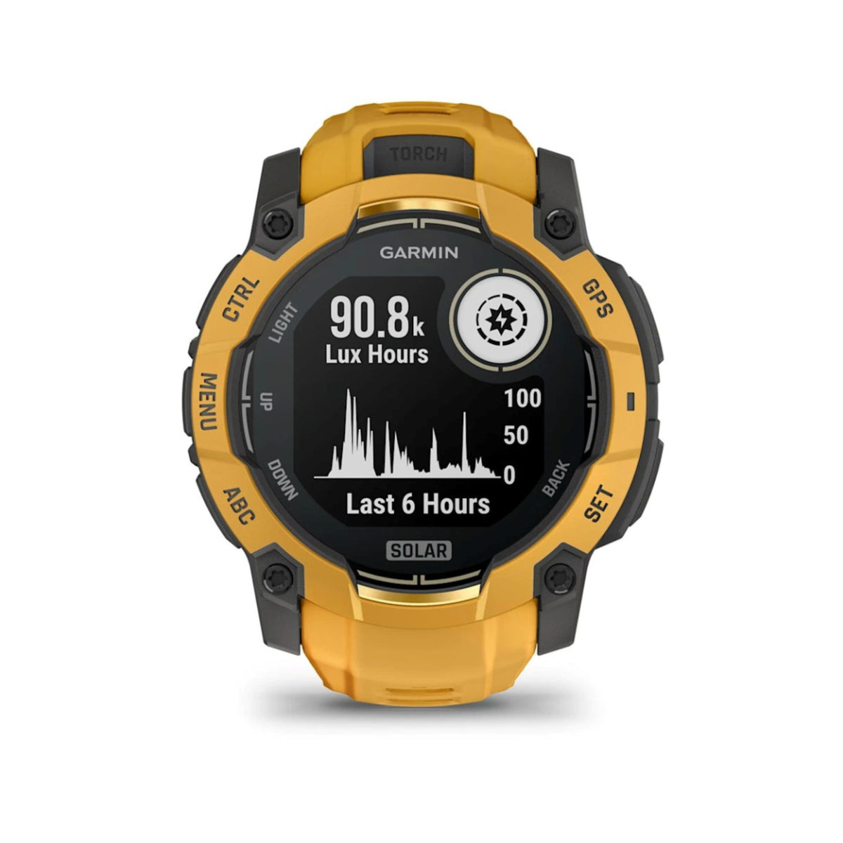 Garmin Instinct 3 50mm Solar GPS Smartwatch (Sunburst, Limited Edition)