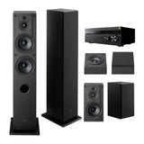 Sony STR-AN1000 7.2ch 8K AV Receiver with Dolby Atmos and 6 Speakers Bundle