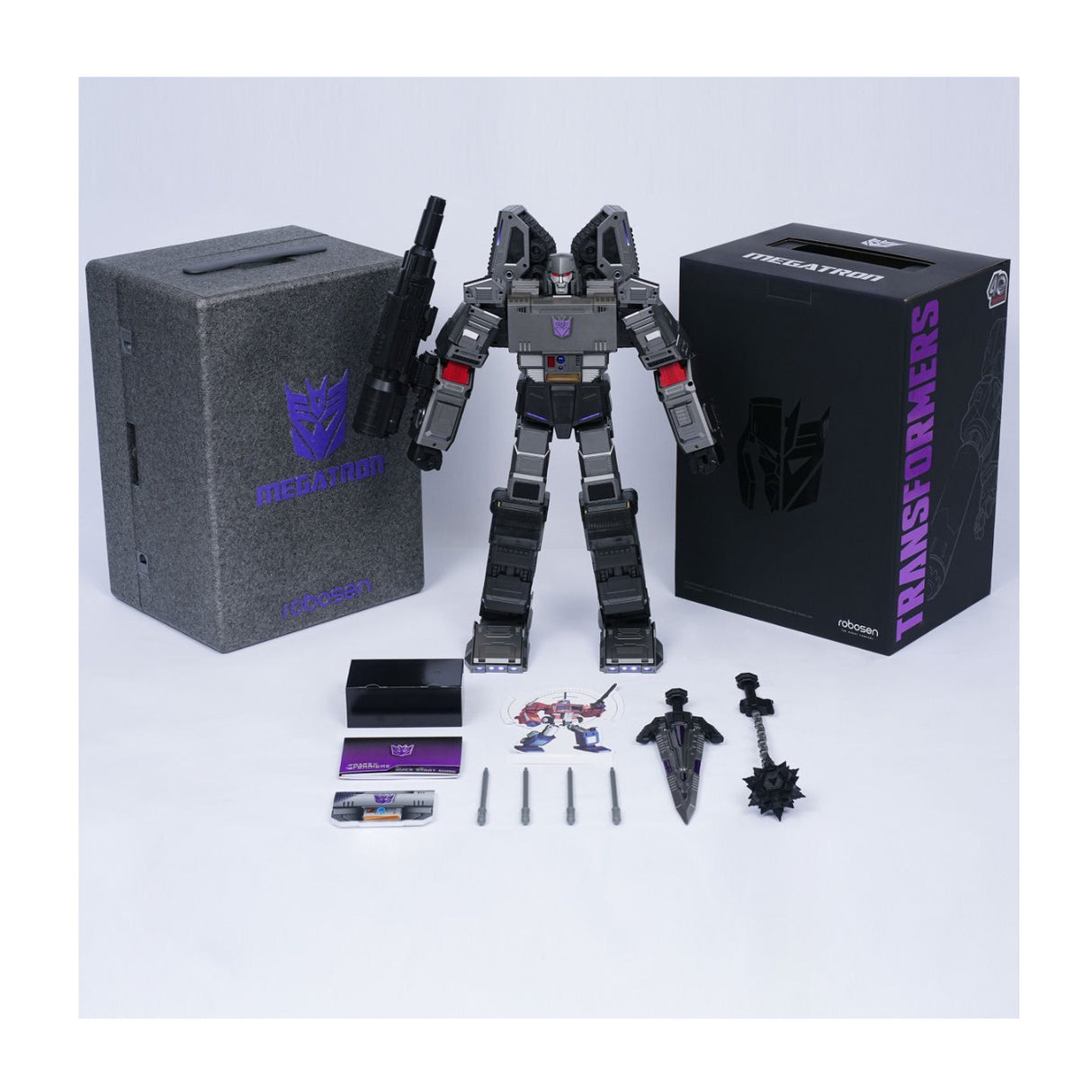 Robosen Megatron G1 Series Auto-Converting Transformers Robot Action Figure with App/Voice Control