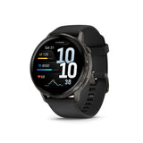 Garmin Venu 4 45mm AMOLED (Slate/Black) GPS Smartwatch with Earbuds Bundle