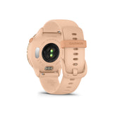 Garmin vivoactive 6 GPS Smartwatch (Metallic Pink) with Wireless Earbuds Bundle