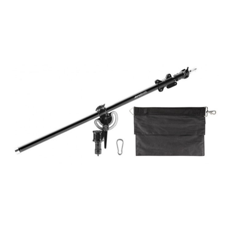 Westcott Mini-Boom Arm and Weight Bag Bundle with 8-Ft Heavy-Duty Light Stand