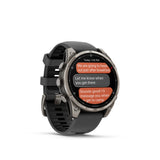 Garmin fenix 8 Pro Sapphire 47mm AMOLED (Titanium/Black) GPS Smartwatch Bundle