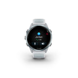 Garmin Forerunner 570 42mm (Cloud Blue/Whitestone) GPS Smartwatch with Earbuds