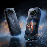 Insta360 X5 360 Action Camera Bundle with 128GB Memory Card and Accessories