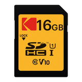 Kodak 16GB Class 10 UHS-I U1 SDHC Memory Card with Card Reader Bundle