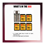 Kodak 16GB Class 10 UHS-I U1 SDHC Memory Card with Card Reader Bundle
