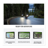Garmin zmo XT3 4.7-Inch Motorcycle GPS Navigator Bundle with 128GB Memory Card