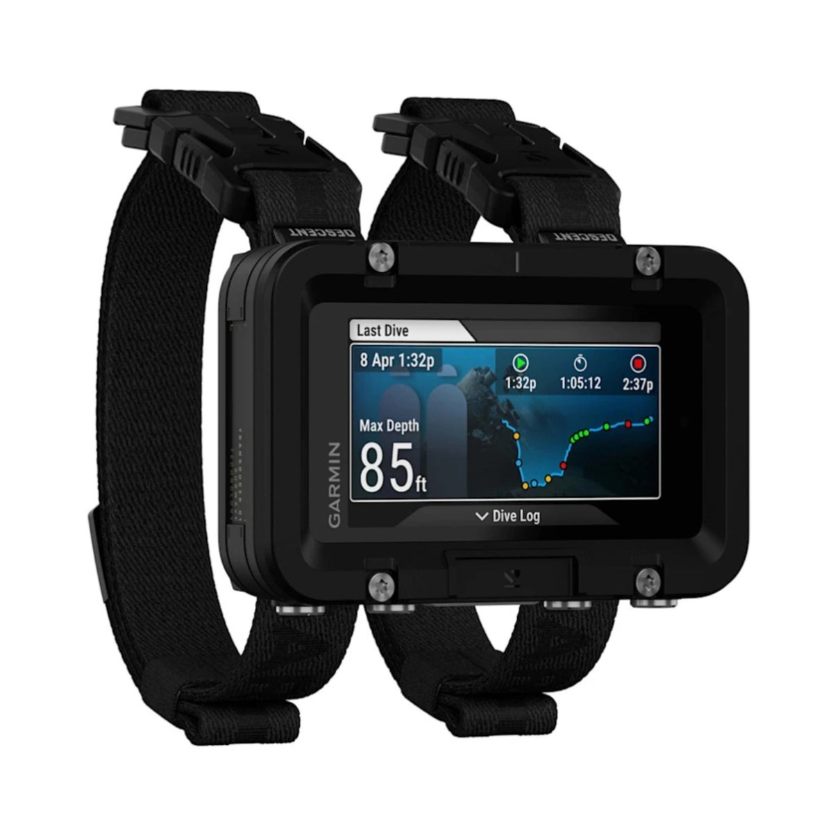 Garmin Descent X50i Premium Dive Computer (200m) with Descent T2 Transceiver and Hard Case Bundle