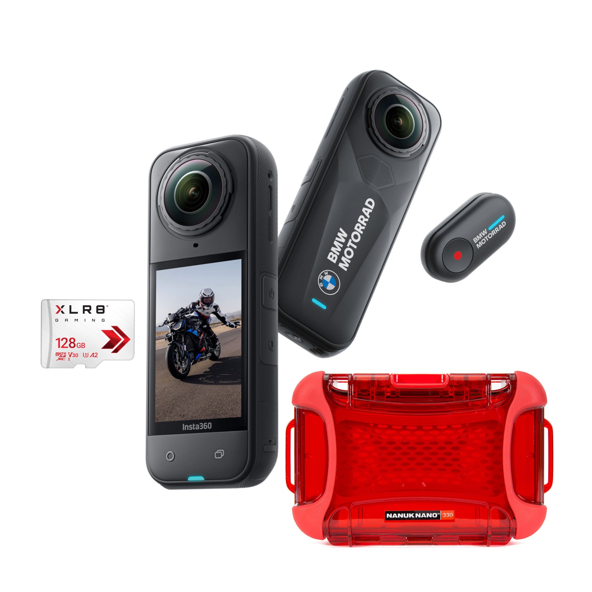 Insta360 X5 360 8K Action Camera with 128GB Memory Card and Hard