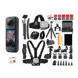 Insta360 X5 360 Degree 8K Camera with 128GB Memory Card and Accessories Bundle