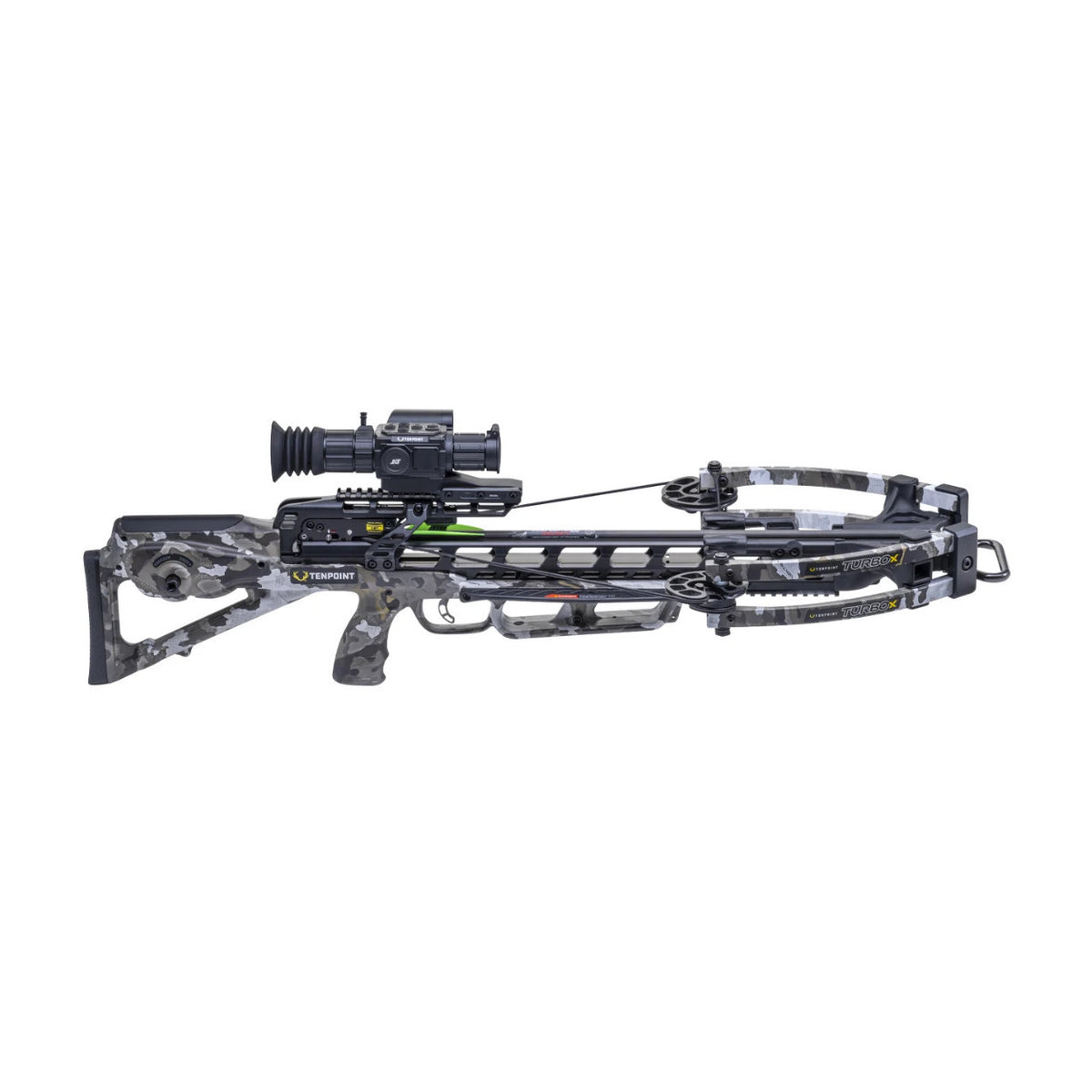 TenPoint Turbo X Vision HD3-12X Digital Rangefinding Crossbow Scope Bundle with Accessories