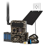 Yellowstone Y2 4G-LTE Trail Camera Bundle with Solar Panel and Accessories (Open Box)