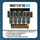 Spypoint Force-24MP Non-Cellular Trail Camera (10 Pack) Bundle with Accessories