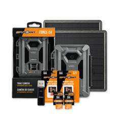Spypoint Force-24MP Non-Cellular Trail Camera Bundle (2 Pack) with Accessories