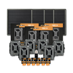 Spypoint Force-24MP Non-Cellular Trail Camera Bundle (6 Pack) with Accessories