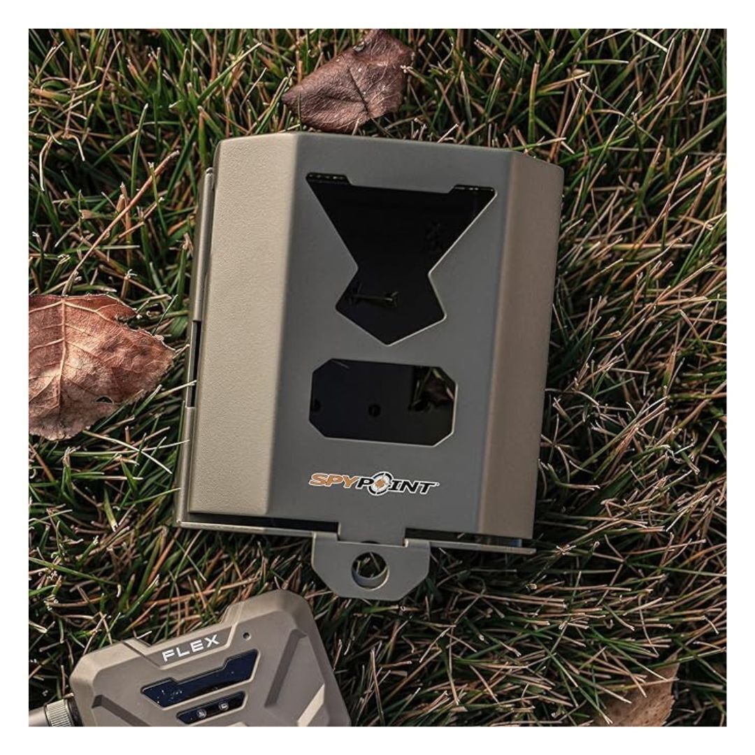 Spypoint Flex Dark Cellular Trail Camera (5 Pack) w/ Steel Case and Accessories