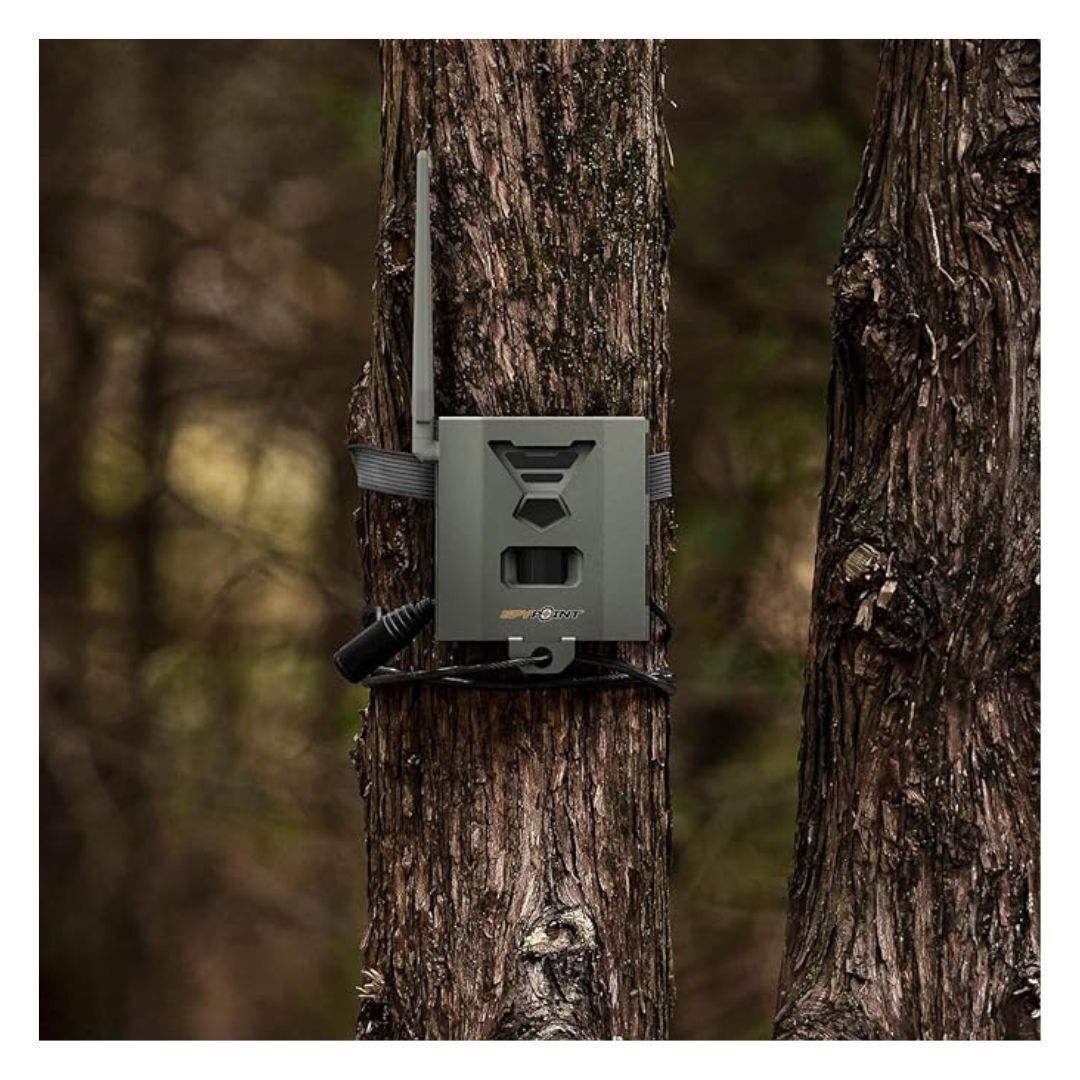 Spypoint Flex Dark Cellular Trail Camera (5 Pack) w/ Steel Case and Accessories
