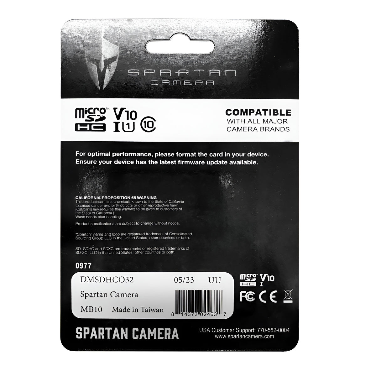 Spartan 32GB Micro SD Card for GoLive2, GoLive3, Eclipse and Lumen Trail Cameras
