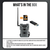 Spypoint Flex Dark GPS Cellular Trail Camera (6 Pack) with Accessories Bundle