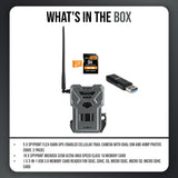 Spypoint Flex Dark GPS Cellular Trail Camera (10 Pack) with Accessories Bundle