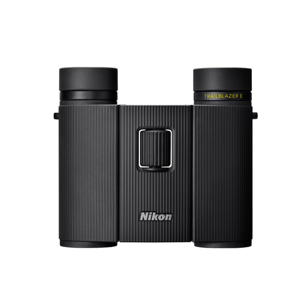 Nikon Trailblazer II 10x25 Compact Binoculars (Black) with Sling Strap Bundle