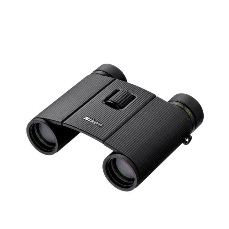 Nikon Trailblazer II 10x25 Compact Binoculars (Black) with Accessories Bundle