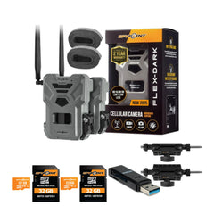 Spypoint Flex Dark Cellular Trail Camera (2-Pack) Bundle
