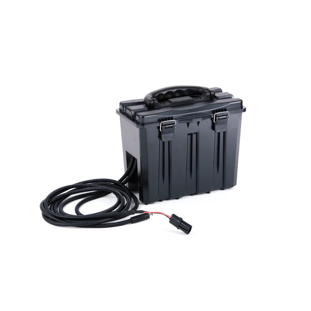 Spartan Corrosion-resistant 12V SLA Battery Box with Output/Solar Dual Cable (Open Box)
