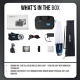Amaran Ray 120c RGB LED Video Light (US) Bundle with Soft Light Modifier
