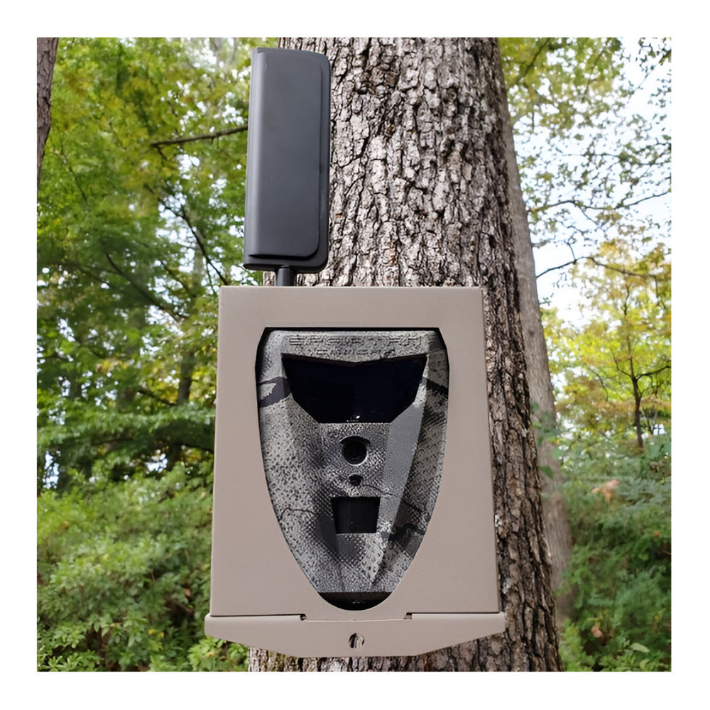 Spartan Steel Security Box for Ghost and GoLive Trail Cameras with Tan Coating (Open Box)