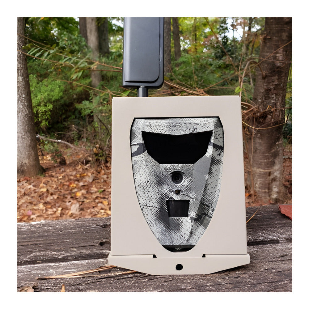 Spartan Steel Security Box for Ghost and GoLive Trail Cameras with Tan Coating (Open Box)