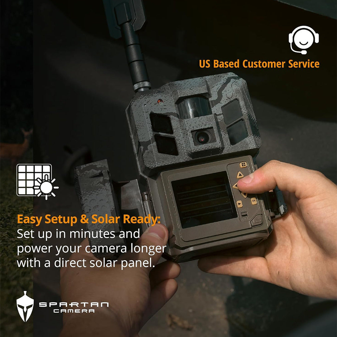 Spartan GoLive3 4G/LTE Multi-Carrier Trail Camera (Areus Camo) with Accs. Bundle
