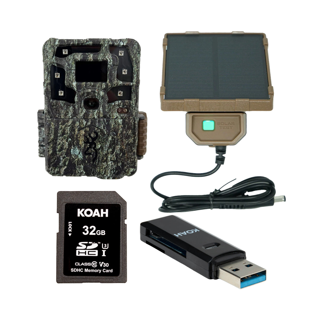 Browning Trail Cameras Strike Force Pro X Motion-Activated Camera (Camo) Bundle with Accessories