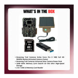 Browning Trail Cameras Strike Force Pro X Motion-Activated Camera (Camo) Bundle with Accessories