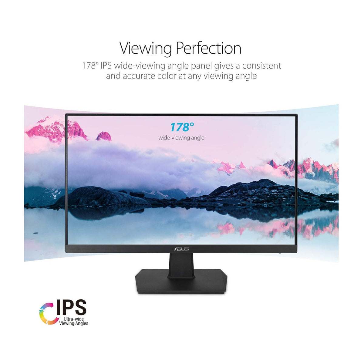 Asus VA27EHE 27-Inch 75 Hz Full HD IPS LED Eye Care Monitor (Black) (Open Box)