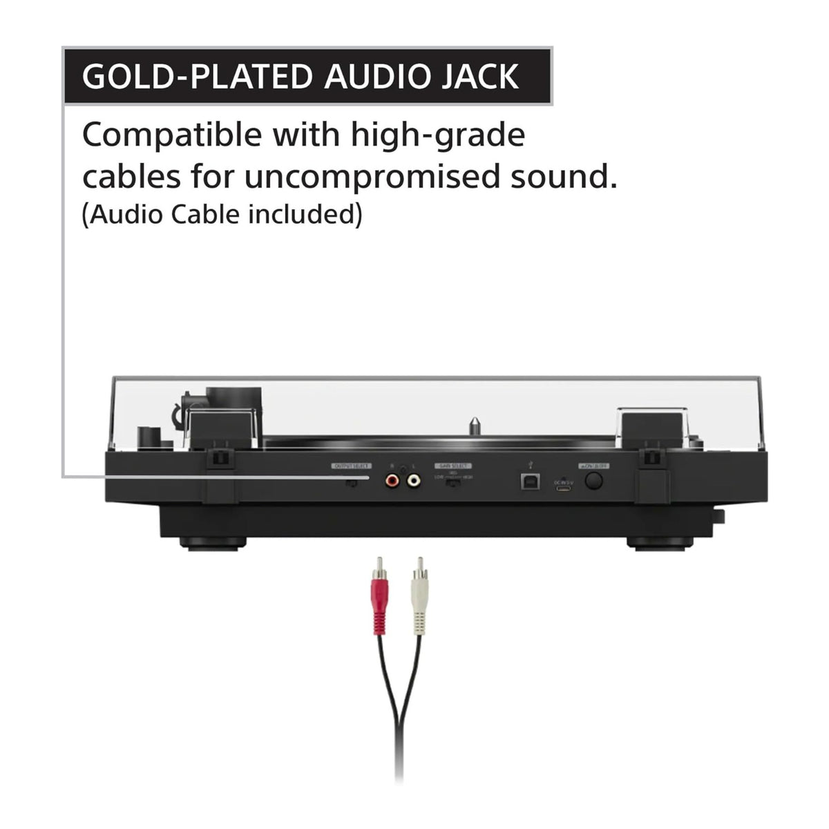 Sony PS-LX5BT Full Auto Premium Wireless Bluetooth Turntable (2026 Model) (Open Box)