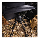MUDDY Outdoors Swivel Ground Seat with Adjustable Legs 360 Degree Hunting Chair