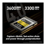 Lexar 2TB Professional GOLD CFexpress 4.0 Type B Memory Card