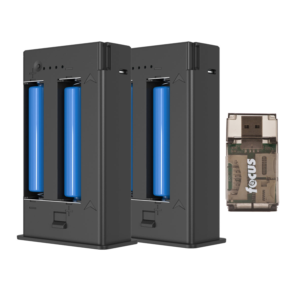 Yellowstone Y2 Power Charging Accessory (2 Pack) Bundle with Card Reader