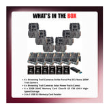 Browning Trail Cameras Strike Force Pro DCL Nano 26MP Trail Camera Bundle