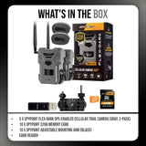 Spypoint Flex Dark GPS Cellular Trail Camera (10-Pack) Bundle