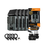 Spypoint FORCE-PRO-S 2.0 Trail Camera (4-Pack) Bundle with Accessories
