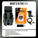Spypoint FORCE-PRO-S 2.0 Trail Camera (4-Pack) Bundle with Accessories