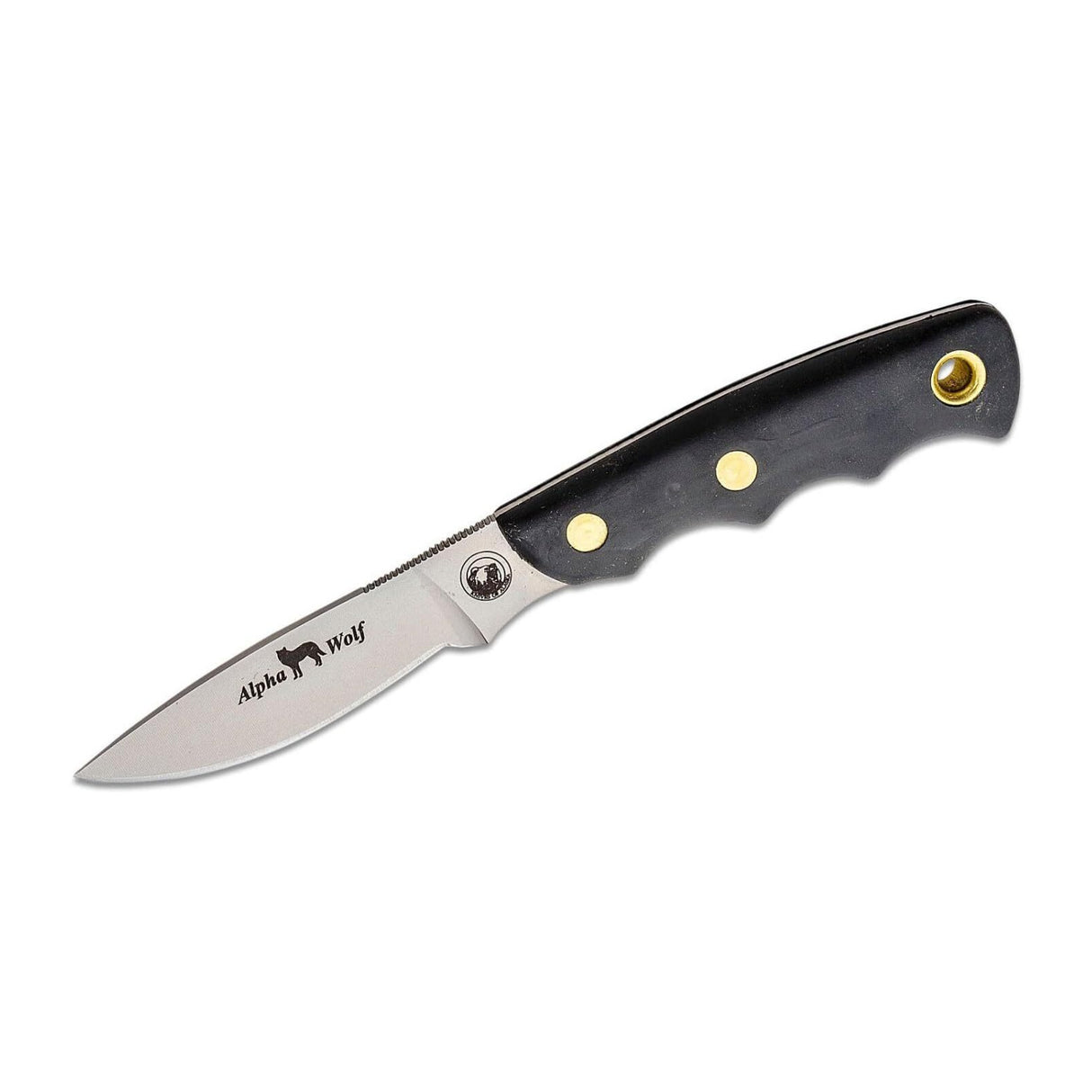 Knives of Alaska Bobcat Mini Hatchet and Alpha Wolf D2 Fixed-Blade Knife Combo