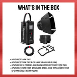 Aputure Storm 700x High-Output LED Monolight with Accessories Bundle
